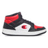Sneakers alte nere, rosse e bianche con logo laterale Champion Rebound 2.0 Mid, Brand, SKU s322500079, Immagine 0